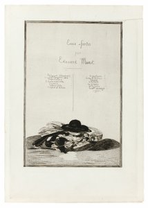 Hat and Guitar, Frontispiece for the Edition of Fourteen Etchings