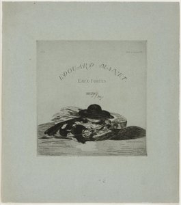Hat and Guitar, frontispiece for the edition of fourteen etchings by Édouard Manet