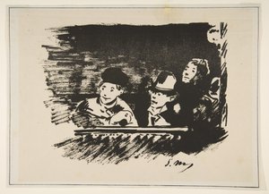 In the Upper Gallery Au Paradis, 1877 by Édouard Manet