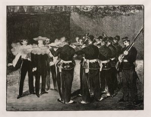 The Execution of Maximilian by Édouard Manet