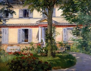 The House at Rueil by Édouard Manet