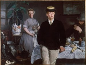 Lunch in the Studio by Édouard Manet