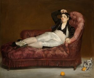 Reclining Young Woman in Spanish Costume