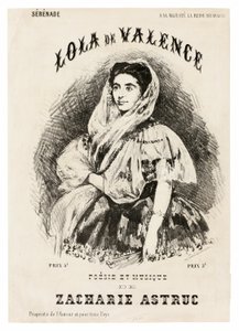 Lola de Valence by Édouard Manet