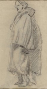 Man Wearing a Cloak (verso) by Édouard Manet