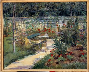 My Garden, the Bench by Édouard Manet