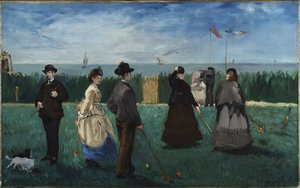Croquet Game at Boulogne-sur-Mer