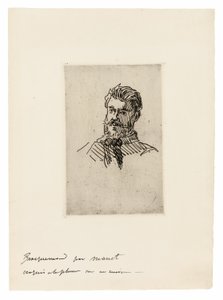 Portrait of Félix Bracquemond by Édouard Manet