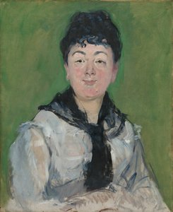 Portrait of a Woman with a Black Fichu, c. 1878 by Édouard Manet