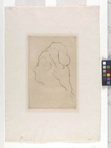 Profile of Eva Gonzales Turned to the Left