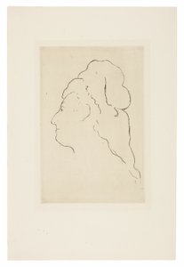 Profile of Eva Gonzales, Turned to the Left