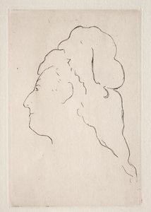 Profile of Eva Gonzales Turned to the Left