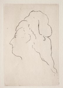 Profile of Eva Gonzalès Turned to the Left