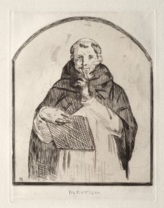 Silentium by Édouard Manet