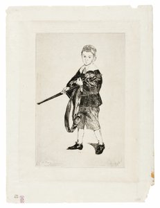The Boy with a Sword, Turned to the Left III