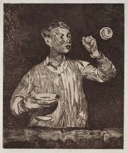 The Boy with Soap Bubbles