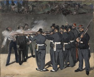 The Execution of Emperor Maximilian by Édouard Manet