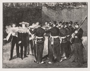 The Execution of Emperor Maximilian by Édouard Manet