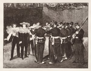 The Execution of Emperor Maximilian by Édouard Manet