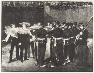 The Execution of Maximilian by Édouard Manet