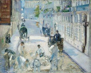The Rue Mosnier with Workmen