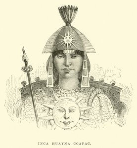 Inca Huayna Ccapac by Edouard Riou