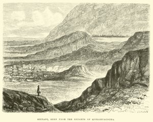 Sicuani, Seen from the Heights of Quellhuacocha by Edouard Riou