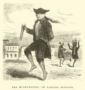 The Huamanguino, or Dancing Buffoon by Edouard Riou