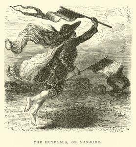 The Huyfalla, or man-bird by Edouard Riou
