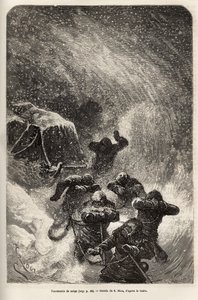 The Crew of the Ship La Germania Surprised by a Snow Storm