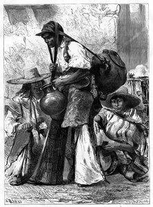 Water Vendor, Mexico, 19th century by Edouard Riou