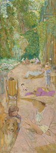 At the Pavilions in Cricqueboeuf, 1911 by Edouard Vuillard
