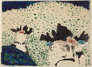 Four Ladies with Fancy Hats by Edouard Vuillard