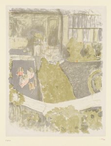 Garden in Front of the Studio by Edouard Vuillard
