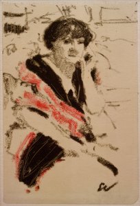 Half-Figure of a Seated Woman by Edouard Vuillard