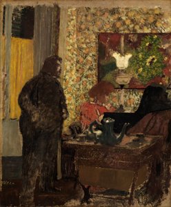 Interior with Misia Natanson at the Piano by Edouard Vuillard