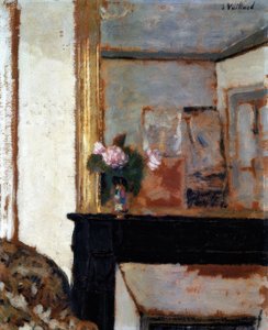 Vase of Flowers on a Mantelpiece/1900
