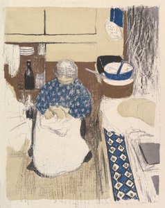 The Cook, from the series Landscapes and Interiors by Edouard Vuillard