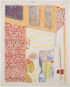 Landscapes and Interiors: Interior with Pink Wallpaper III