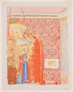 Landscapes and Interiors: Interior with Pink Wallpaper II