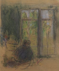 Madame Vuillard at the Window by Edouard Vuillard