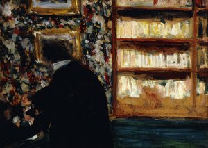 Monsieur Natanson in the Library by Edouard Vuillard