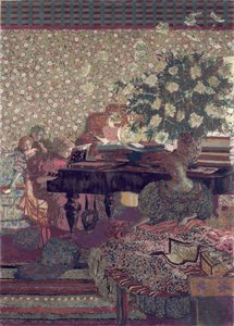 Figures in an Interior. The Music by Edouard Vuillard