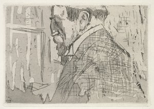 Portrait of Theo van Rysselberghe by Edouard Vuillard