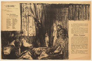 Program for The Pillars of Society by Ibsen, Staged by L