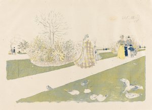 The Tuileries Garden by Edouard Vuillard