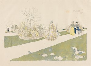 The Tuileries Garden by Edouard Vuillard