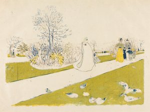 The Tuileries Garden by Edouard Vuillard