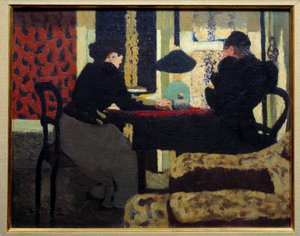 Two Women Under the Lamp