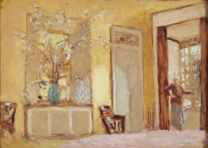 Woman in an Interior (Madame Hessel at Les Clayes) by Edouard Vuillard